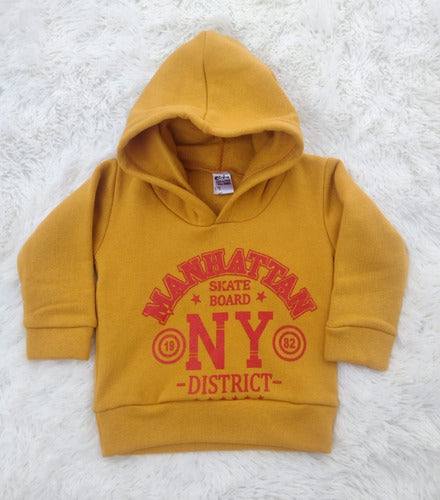 Juguito de Naranja Manhattan Baby Cotton Hooded Sweatshirt 1