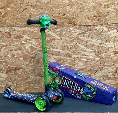 Stark Zombies 3-Wheel Light Scooter - Foldable Aluminum 1