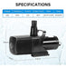 Simple Deluxe 180W 2642GPH Submersible Water Pump 1