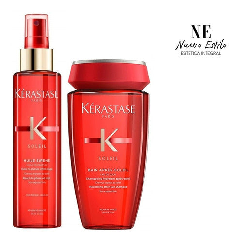 Kérastase Soleil Pack: Bain Après Soleil & Protector Sirène 0