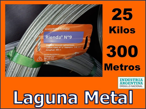 Acindar Manea N°9 3.65mm Wire Rope x 25kg 0