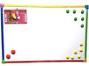 Magnetic Whiteboard 40 x 60 + Kids Chalkboard with Markers 1