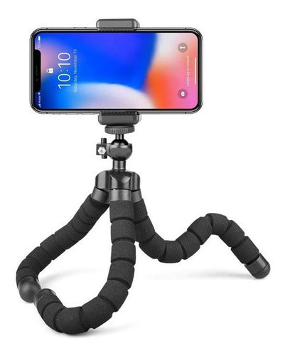 Trípode Flexible Celular Araña Pulpo Con Shooter Bluetooth 2