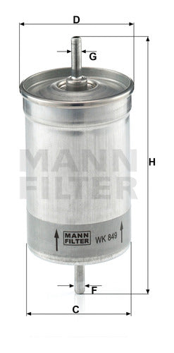 Mann Filter Filtro De Combustible Volvo 850 2.3 T5 0