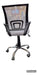 Bruhk Comfortable Swivel Office Chair with Adjustable Height - Gray 3