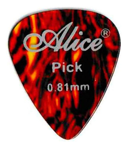 Pua Alice Celuloide  0.81 Mm Varios Colores 0