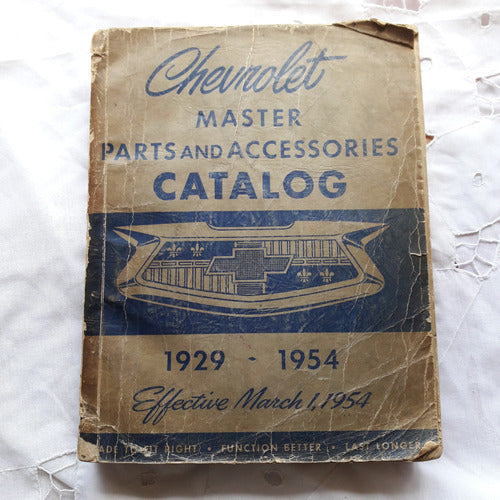 Chevrolet Master Parts Accesories Catalogo 1929 1954 0