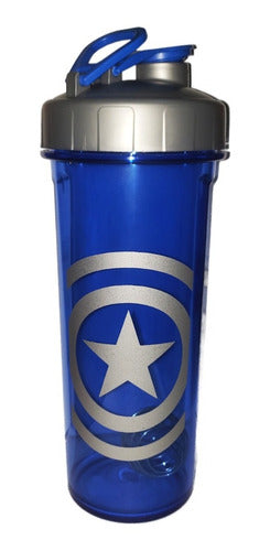 Shark Design Un Shaker Design Grande Vaso Gym Caramañola 750 Ml BPA Free 1