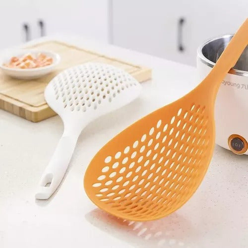 BH BAZAR Nylon Colander Spoon for Pasta and Rice 0