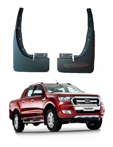 Design Car Juego De Baberos Para Ford Ranger Kit De 2 Unidades 2012/20 0