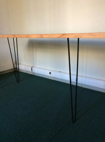 Exclusive 74cm Hairpin Leg Central Support for Large and Heavy Tables - Available in Natural, White, and Black 0