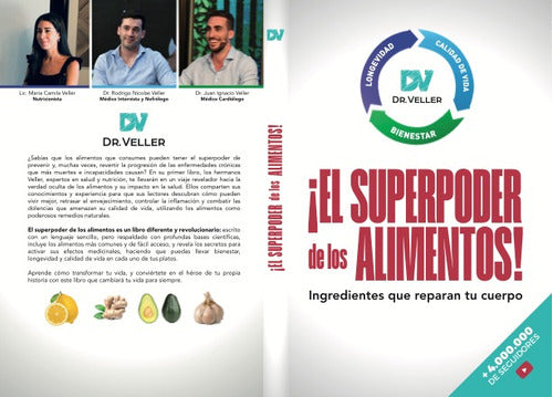 Dr. Veller's Book - The Superpower of Foods - Libro Drveller- El Superpoder De Los Alimentos (Dr Veller)