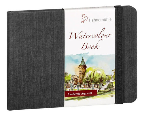 Hahnemühle Watercolour Book Akademie Aquarell A4 Paisagem 0