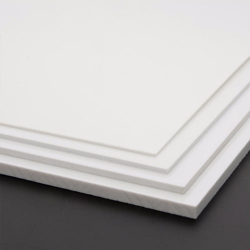 Plastico Alto Impacto 2mm 50 X 60 Cm. Blanco Poliestireno 2