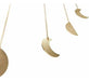 Mkono Moon Phase Garland with Chains Boho Gold 4