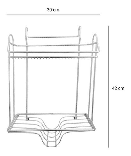 Hanging Dish Rack Drainer for Kitchen Plates 1