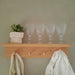 Metrica Euca Wall Coat Rack Shelf 3