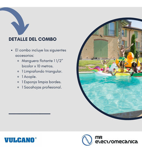 Vulcano Pool Cleaning Kit: Concrete or Fiberglass Pool 1