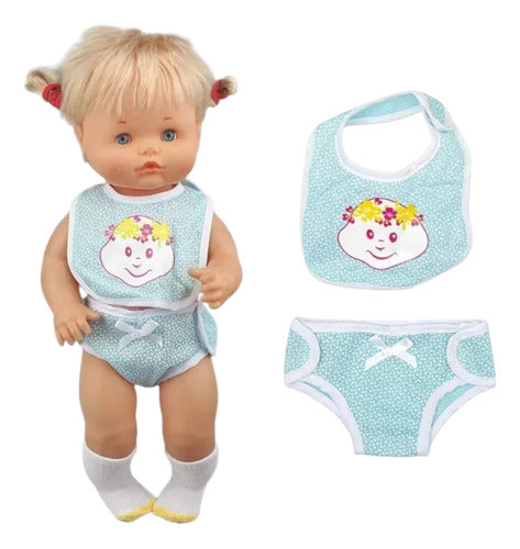 Ropita De Muñeca Bebé Reborn Otros Bebotes Babero Accesorios 1