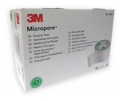 3M Micropore Tape 2.5 Cm X 9m Box of 12 Units 1