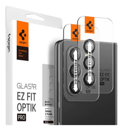 Tempered Glass Camera Protector for Samsung Z Fold 5 by Spigen Optik Pro 0