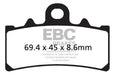 EBC FA606 Brake Pad for Bajaj Dominar UG 400 2.0 2