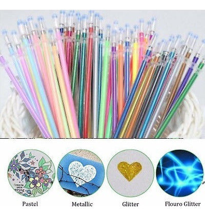 12pcs Colorful Gel Ink Pen Refills 1