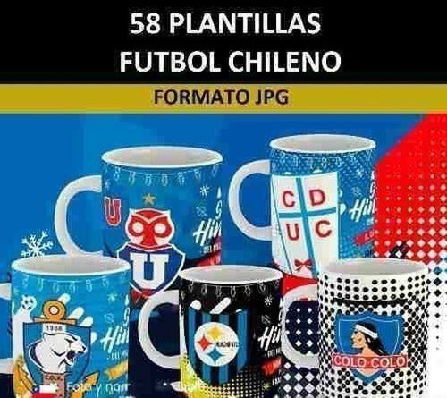 Sublimation Templates for Mugs - Chilean Football / 59 Designs 2