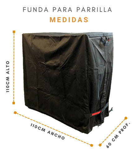 Funda Parrilla Lona Pesada Tromen Criolla / Tambor Chulengo 1