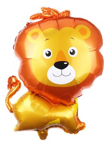 Estilo Home Helium Metallic Balloons for Birthday Set of 2 - Lion 0