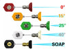 Maxshine Kit Picos Hidrolavadora Acople Rápido Detailing 5 U 5