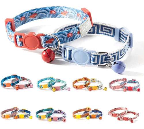 UFBemo Breakaway Cat Collars Set of 2 with Bells 0