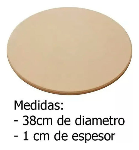 Kamado Argentino Pizza Stone for Gran Asador Criollo 2