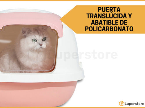 Luperstore Closed Cat Litter Box with Shovel 2