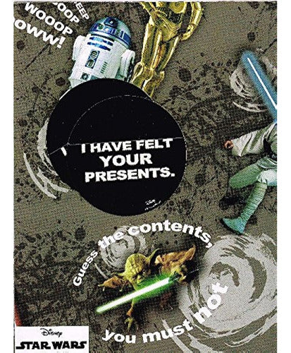 Star Wars 2 Hojas De Papel De Regalo Y 2 Etiquetas De Regalo 0