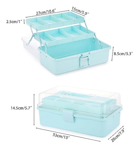 Btsky Plastic Divided Storage Box 3