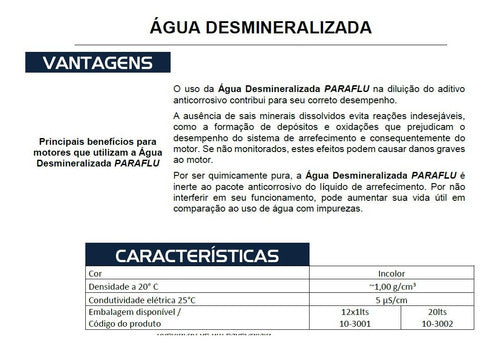 Paraflu High Purity Demineralized Water for Radiator and Battery 1 L 3