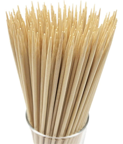 HOPELF Natural Bamboo Skewers 15cm 100 Pieces 0