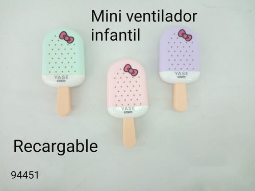 Mini Mini Ventilador Infatil Modelo 94451 Recargable 1