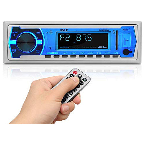 Pyle Marine - Radio Estéreo Bluetooth - 12v Single Din Style 0