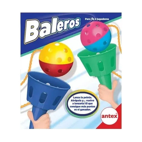 Set of 2 Antex Classic Baleros Outdoor Game Toy 0