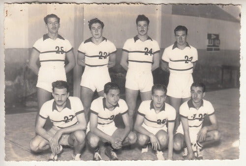 1942 Fotografia Equipo De Basquetbol En Melo Cerro Largo 0