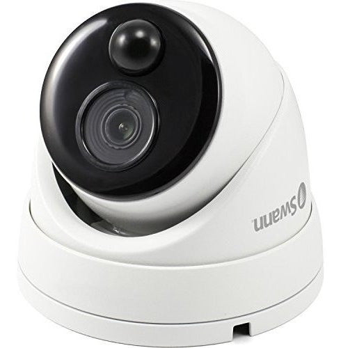 Swann SWPRO1080MSDUS 1080P with PIR Motion Sensor and 100 ft White Night Vision Dome Camera 2