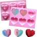 3D Faceted Heart Silicone Mold for Baking and Crafting 4