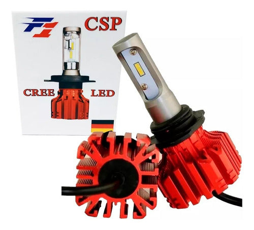 F1 Cree Led Csp F1 H1 H3 H7 H8 H11 9006 5202 Auto 12/24v Macizo 0