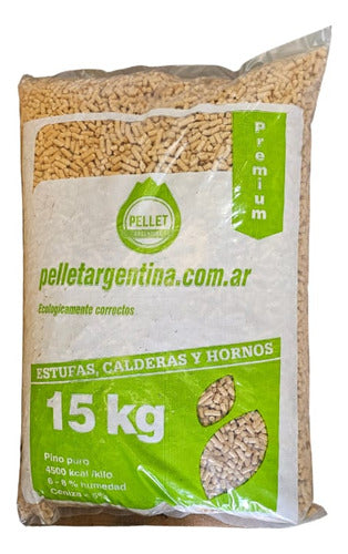 REFRIVAN Premium Wood Pellets for Heating Stoves 15kg 1