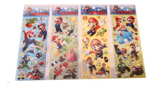 Lyp 20 Planchas De Stickers Mario Bross Villa Crespo 0