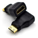 HDMI Female to Mini HDMI Male V1.4 1080P Adapter 1