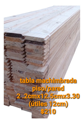 VETAS Pine Tongue and Groove Board 2.2cm x 12cm (Useful) x 3.30m 0