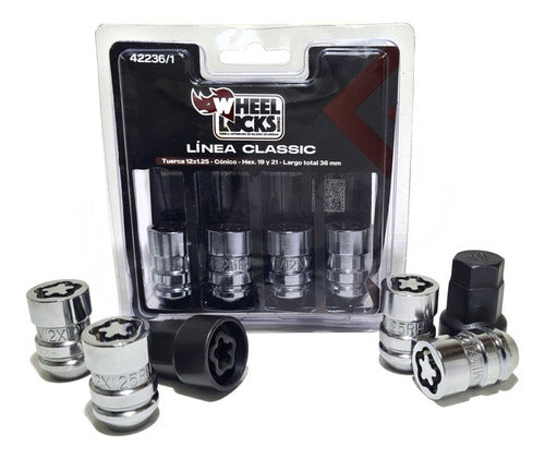 Rhino Wheel Locks Anti-Theft Nut Set - Frontier - Terrano - Patrol 0